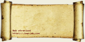 Cane Adamac vizit kartica